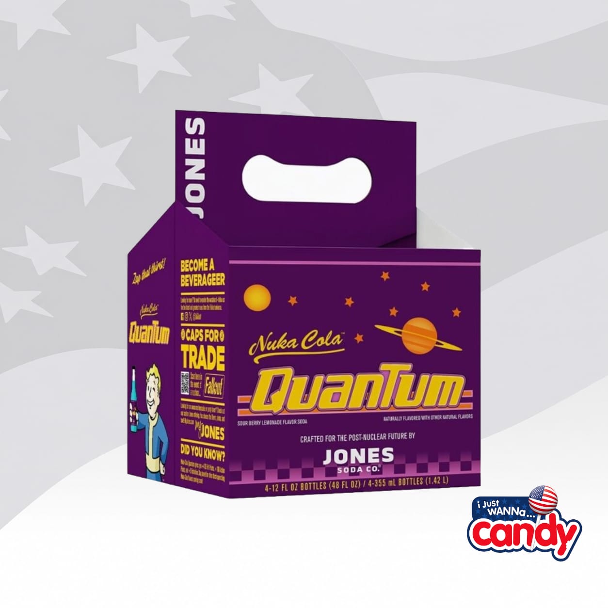 Jones Nuka-Cola Quantum 4 Pack Cardboard Carrier