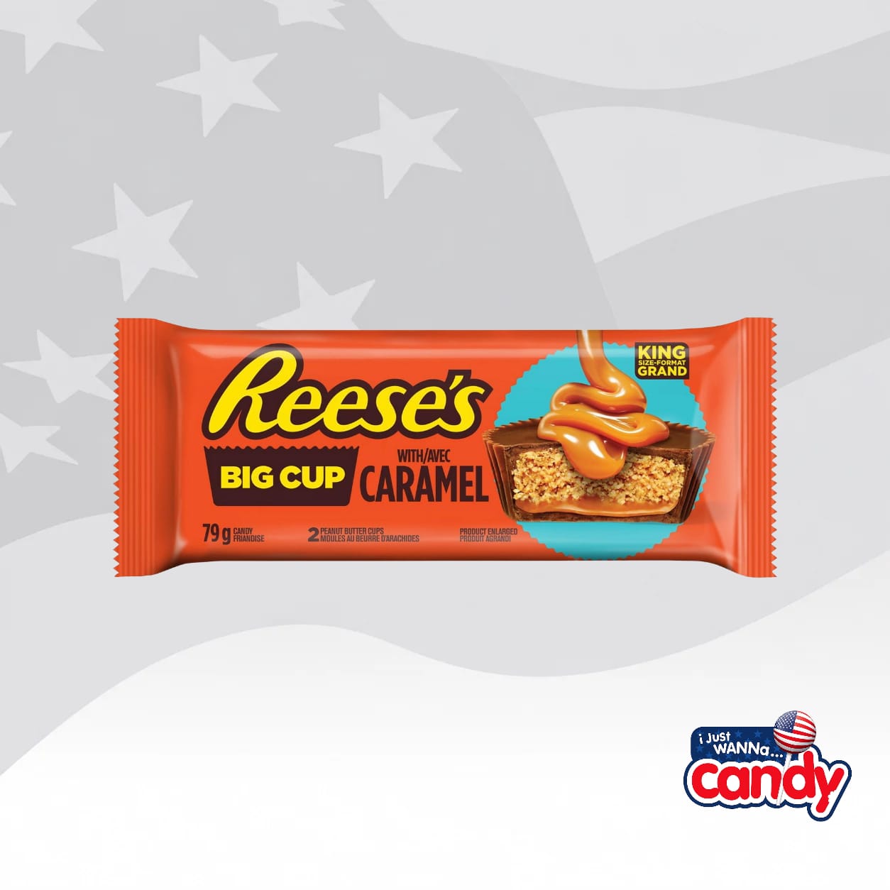 Reeses Big Cup Caramel Kingsize 2.8oz (79g) Canada
