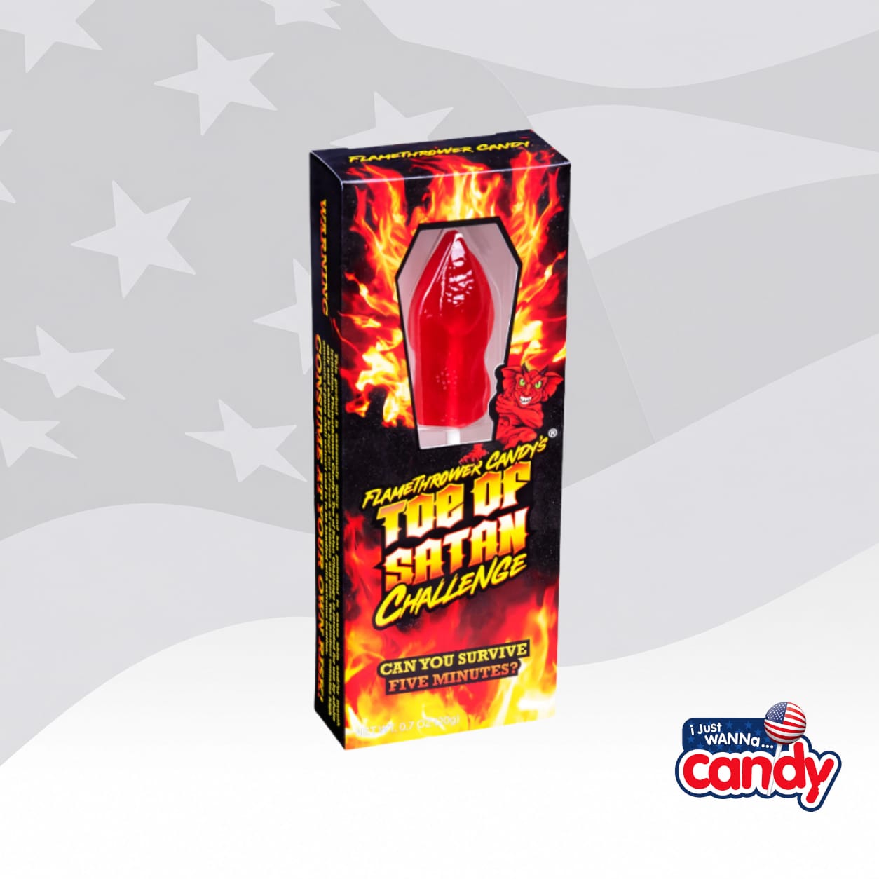Toe Of Satan Challenge By FlameThrower Candy 0.7oz (20g)