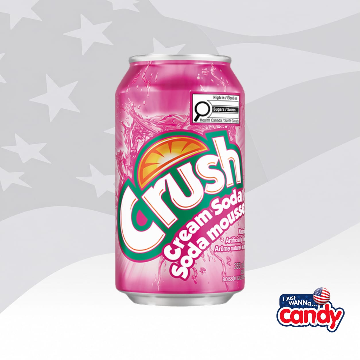 Crush Cream Soda (355ml) Canada