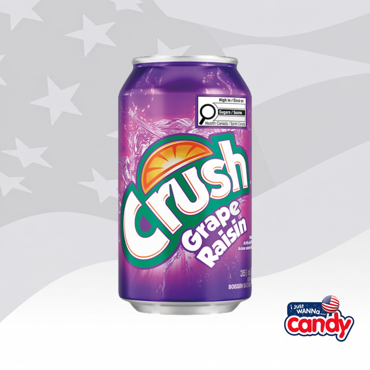 Crush Grape Soda (355ml) Canada