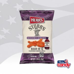 Herrs Stubbs Sticky Sweet Bar-B-Q Cheese Curls 1.25oz (35g)