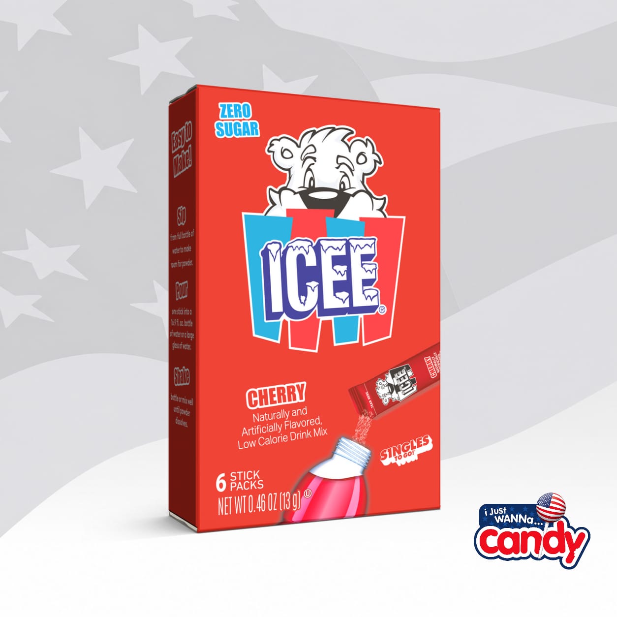 Icee Cherry Singles To Go 0.46oz (13g)