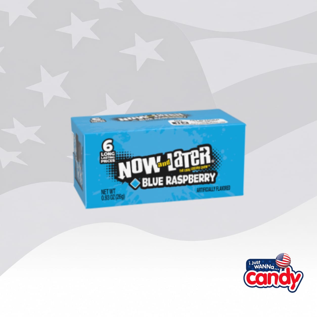 Now And Later Blue Raspberry 0.93oz (26g)