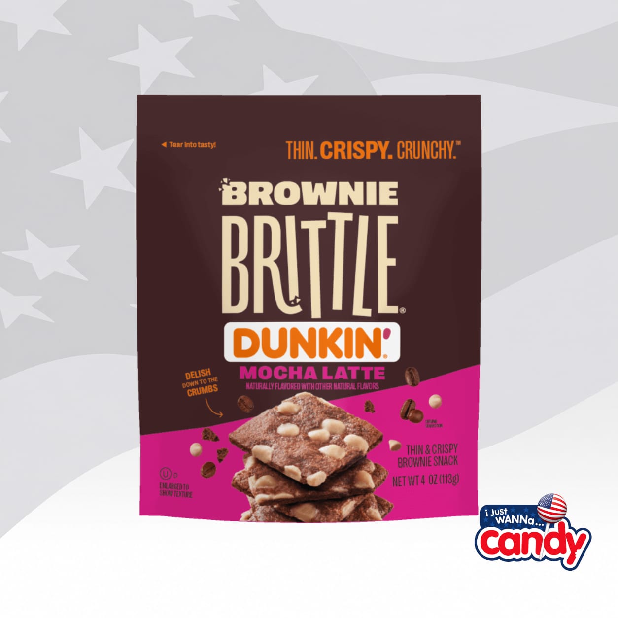 Sheila Gs Dunkin Mocha Latte Brownie Brittle 4oz (113g)
