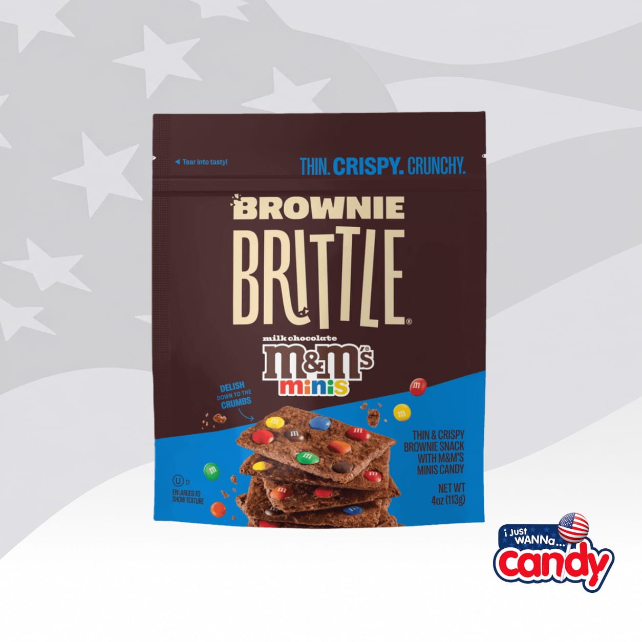 Sheila Gs M&Ms Minis Brownie Brittle 4oz (113g)