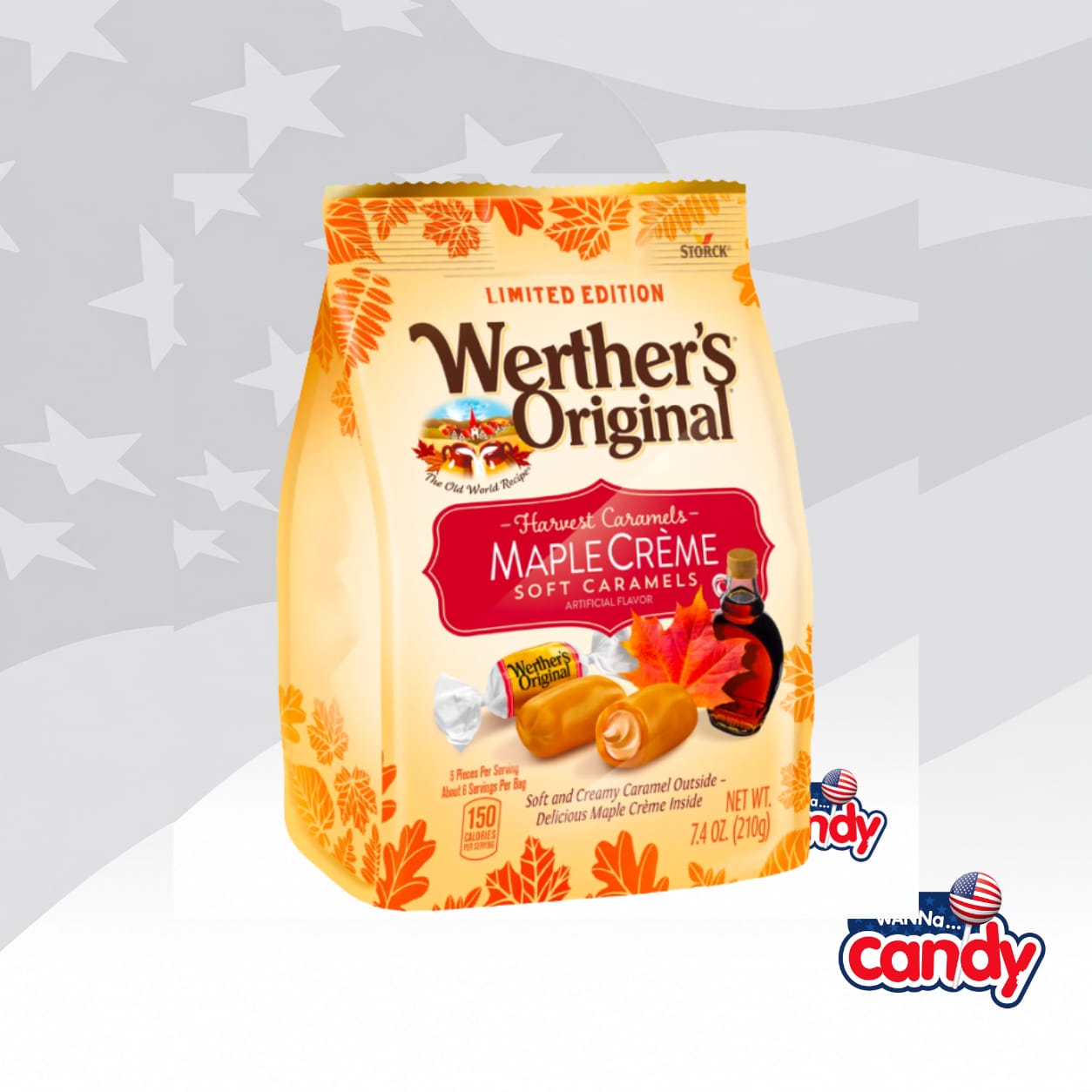 Werthers Originals Maple Creme Soft Caramels 7.4oz (210g)