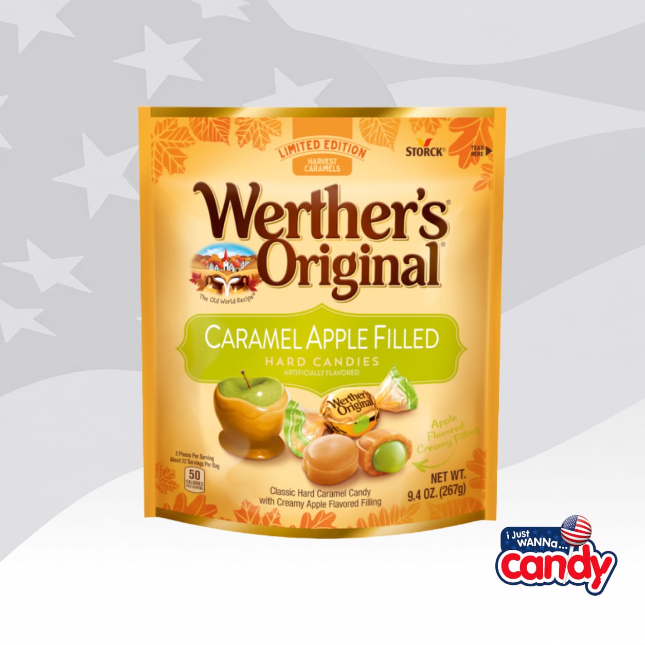 Werthers Originals Caramel Apple Filled Hard Candy 9.4oz (267g)