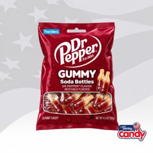 Dr Pepper Gummy Soda Bottles 4.5oz (128g)