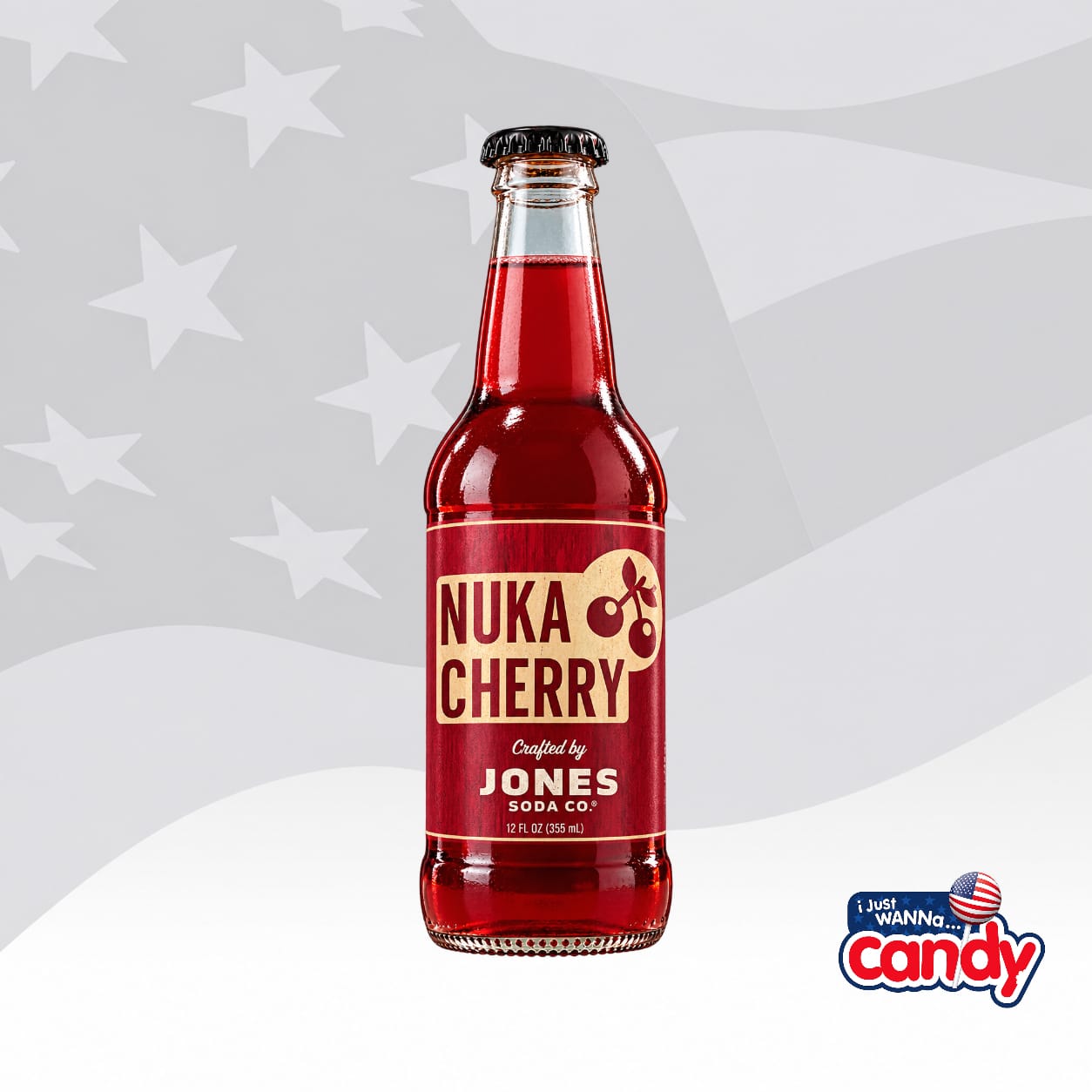 Jones Soda Nuka-Cherry 12fl.oz (355ml)