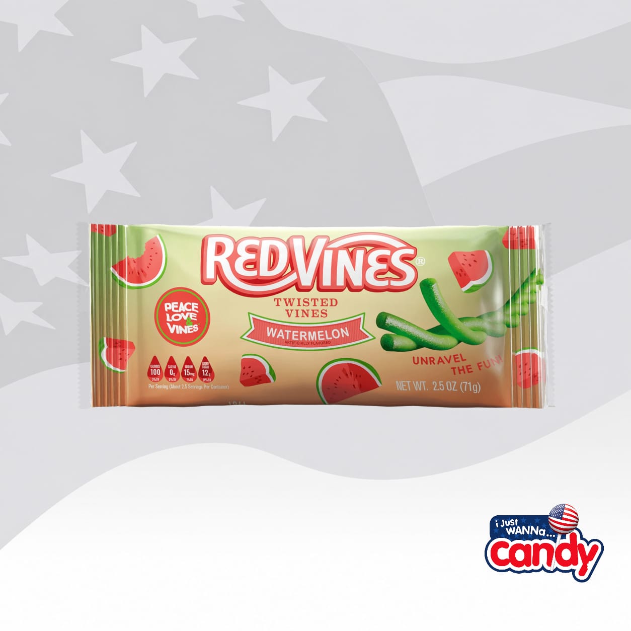 Red Vines Watermelon Twists 2.5oz (71g)