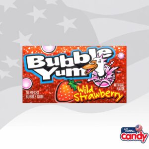 Bubble Yum Wild Strawberry 10 Piece