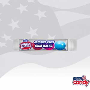 Dubble Bubble Assorted Gum Balls 0.65oz (18g)